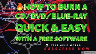 🔥How to Burn a CD/DVD/Blue-ray quick & easy with a FREE software screenshot 4