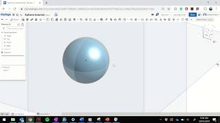 How to create a sphere in onshape screenshot 1