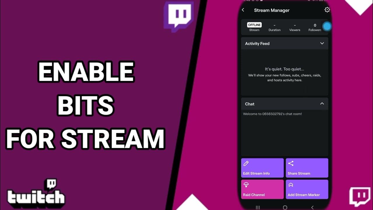 How To Enable Bits For Stream On Twitch Live Game Streaming App YouTube