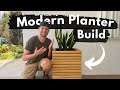 Building the best diy modern planter box