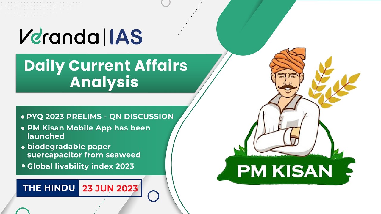 Daily Current Affairs Analysis for UPSC 2023 | 23 June 2023 | Veranda ...