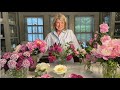 Flower arrangements with Martha Stewart and Baccarat