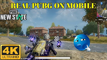 PUBG Game NEW STATE MOBILE Full HD GAMEPLAY 4k ULTRA MAX GRAPHICS || OLD ERANGLE GAMEPLAY 