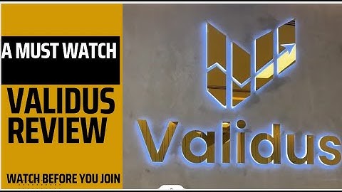 VALIDUS LATEST UPDATE. A Must Watch Before You Join Validus
