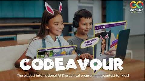Codeavour 2020 |Everything About the BIGGEST Online AI & Coding Competition for Kids | GoGlobalWays