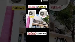 Re-work of split AC #SplitAC #work #splitac  #nadimhvacvlogs #outdoors #airconditioner #rework
