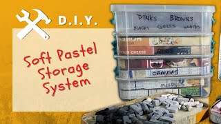 My Current DIY Soft pastel storage system screenshot 1