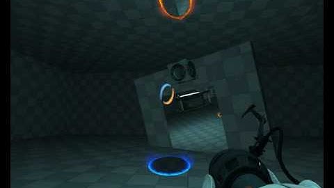 Portal 2 - Passing a portal through a portal