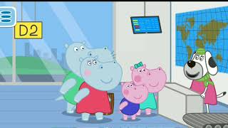 Hippo At The Airport Adventure, Cartoon For Toddlers, Game Videos For Kids