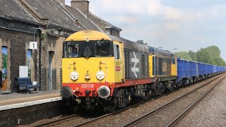 Classic Traction around East Anglia on 4 June 2021 including 20901 + 20118 plus 37424/425