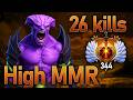 IMMORTAL Faceless Void Carry 7.41b 26 Kills Rank 344 DOMINATION