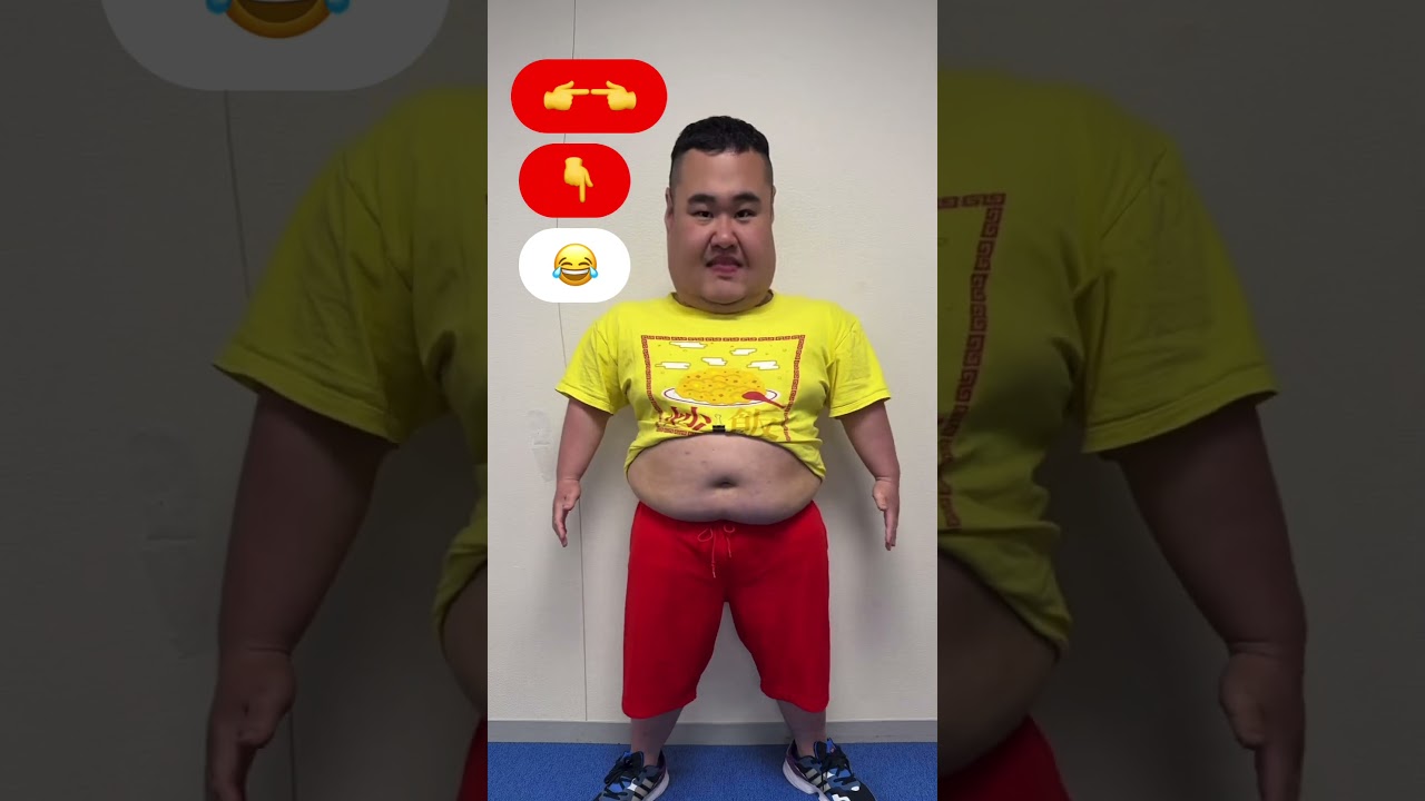 【TikTok100万再生】120Kgデブのちゅんちゅんするリアクション