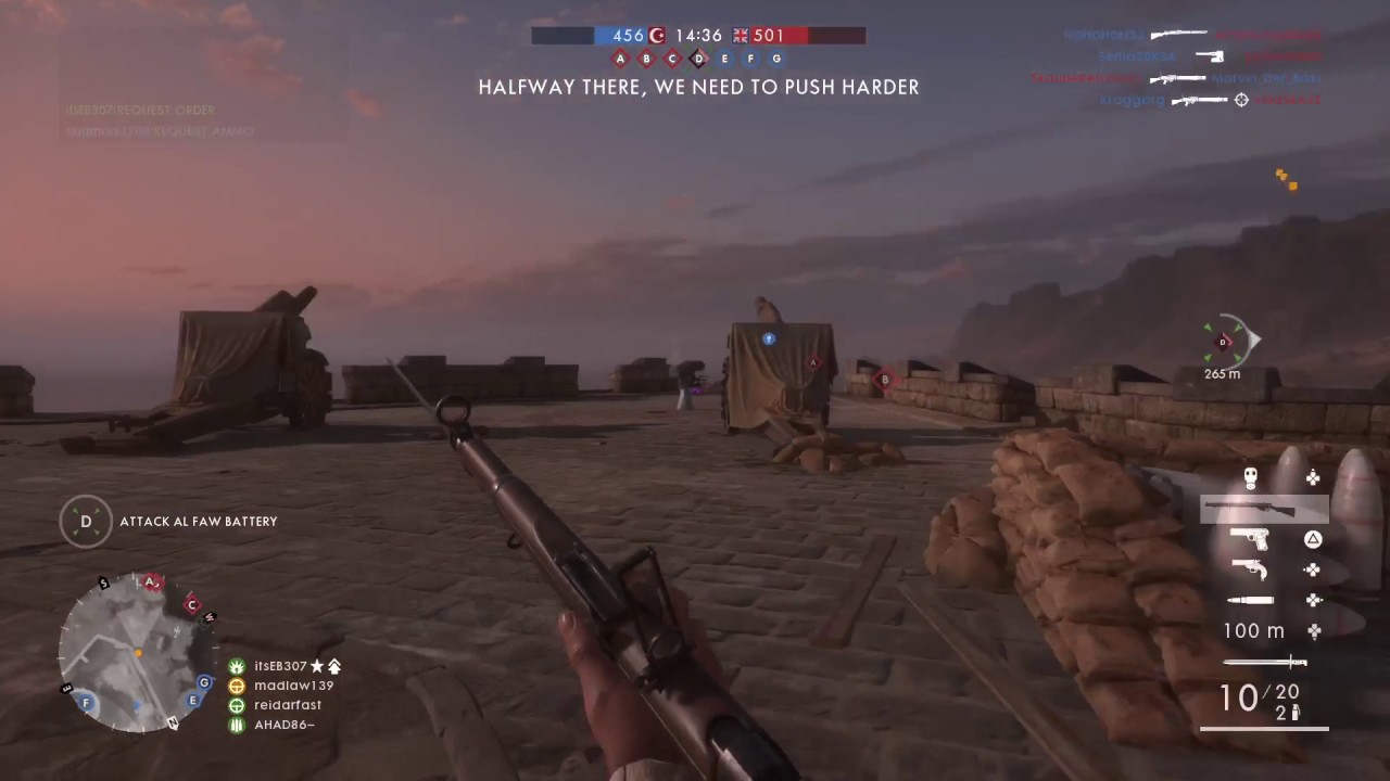 BF 1 - how to complete the stationary weapon medal in style