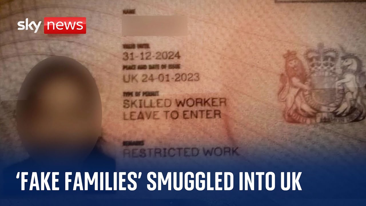 Special Report: The fake families being smuggled into the UK