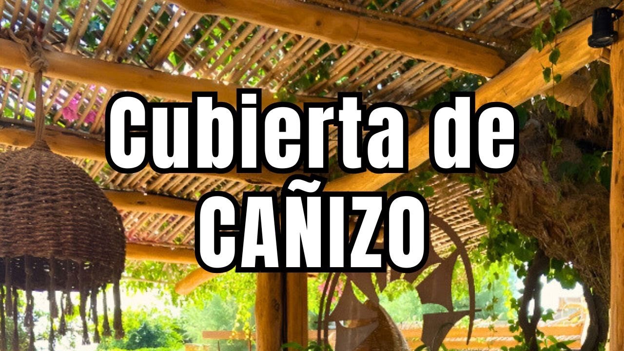 Cubierta de cañizo. La solución ideal para pérgolas y terrazas - YouTube