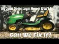 John Deere Lawn Mower Won’t Start