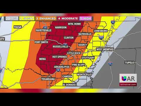 Llega Nueva Ronda de Tormentas a Arkansas