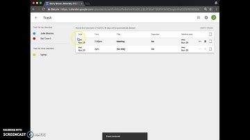 New Google Calendar Trash and Restoring Deleted Events
