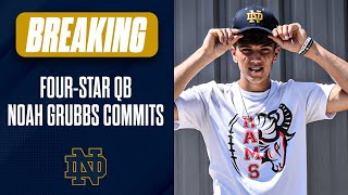 2026 QB NOAH GRUBBS COMMITS TO NOTRE DAME FOOTBALL ☘️☘️☘️