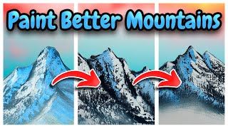 Why Mountains You Paint Suck - Best Tips For Painting Mountains In Oil