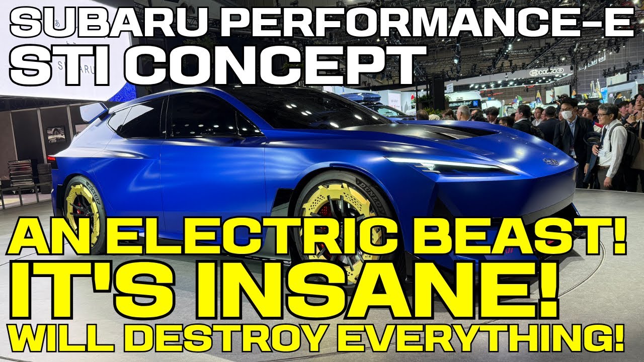 IT'S BACK! The Subaru Performance-E STI Concept is an ELECTRIC BEAST!