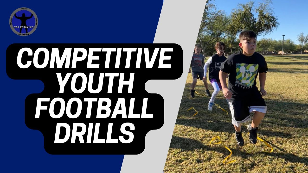 3 Competitive Change of Direction Drills for Youth Football - YouTube