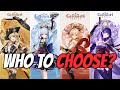 Navia Vs Ayaka Vs Raiden Vs Yoimiya | Who Should You Pull? (Genshin 4.3)