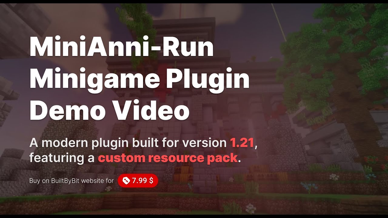 MiniAnni-Run Minigame Plugin v2 | Demo Video