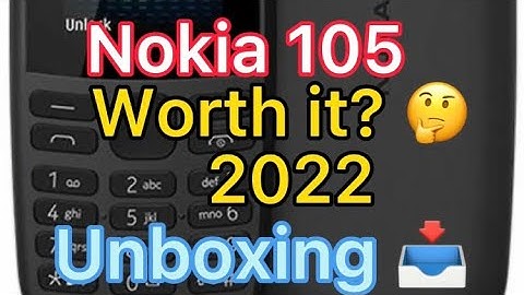 Nokia 105 4th edition 2022 unboxing! 🔥🔥