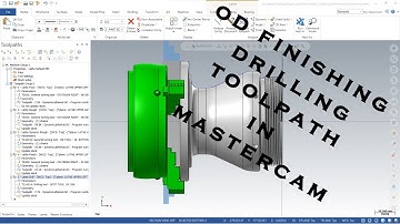 Mastercam Lathe Tutorial - Facing || Rough Turning || Finish Turning || drilling  || mastercam ||
