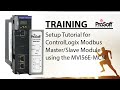 Set Up: ControlLogix Modbus Master/Slave Module using the MVI56E-MCM module