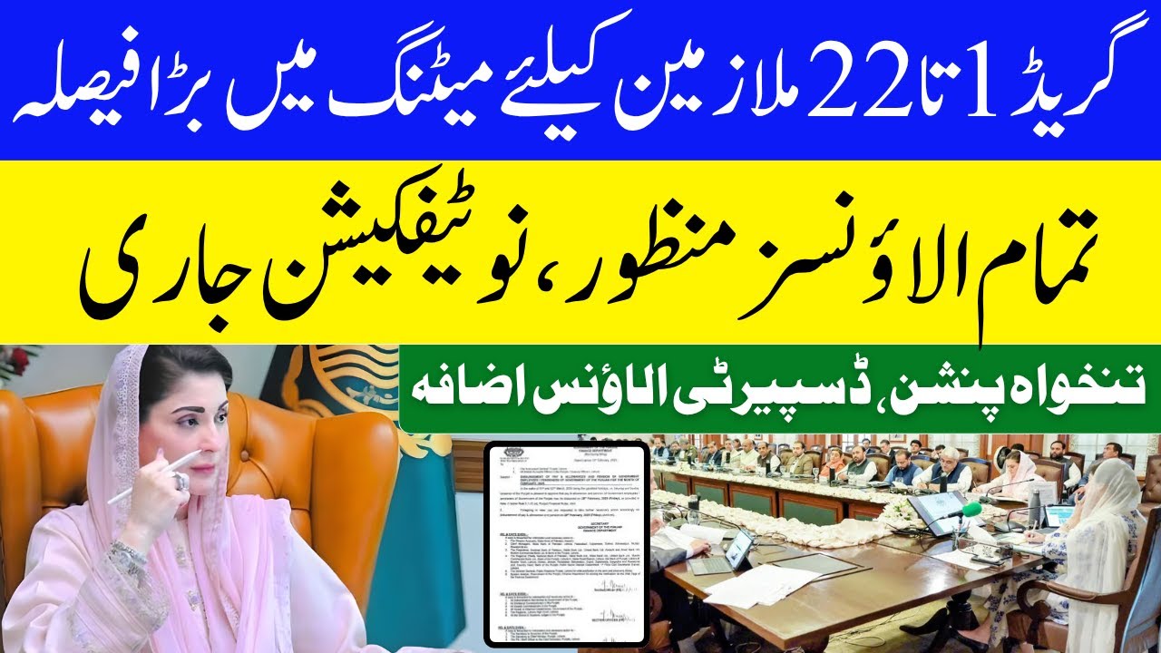 Congratulations All Govt Employees | Big Allowance Notification Issued |Salary & Pension Update 2025