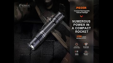 Fenix PD35R - wiederaufladbare LED-Taschenlampe - 1700 lm