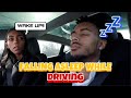 Falling Asleep While Driving Prank On My Sister *bad idea*