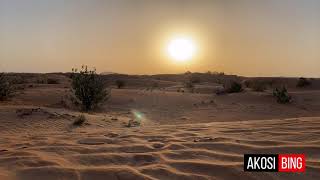 Beautiful Sunrise in the Desert (Time-Lapse) | Dubai