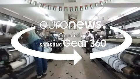 [360° video] Inside the West Bank's last keffiyeh factory