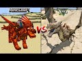 MINECRAFT DRAGON VS GTA 5 DRAGON - WHO IS BEST?
