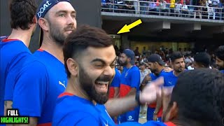 IPL 2024 : Virat, Maxwell, Faf, Alan Practice Match At RCB Unbox Event Today Full Video Highlights