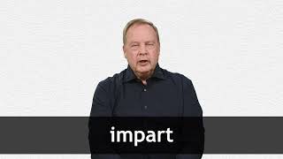 How To Pronounce Impart In American English