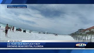13-year-old Kentucky boy dies in drowning incident near Destin Florida