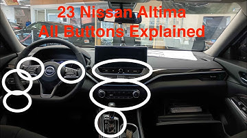 All Buttons Knobs & Dials Explained 2023 23 Nissan Altima - In Depth Walkthrough