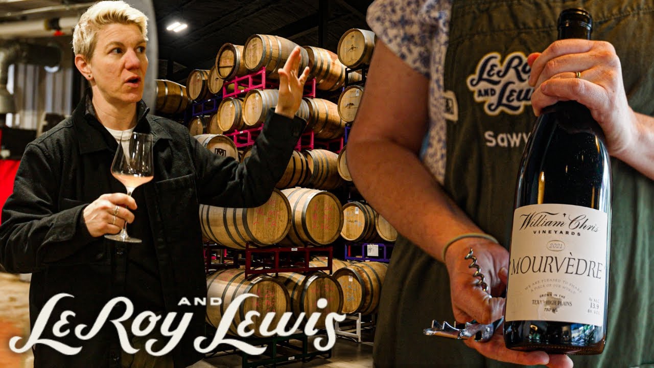 Touring the BEST Winery in TEXAS! William Chris Vineyards / LeRoy and Lewis BBQ