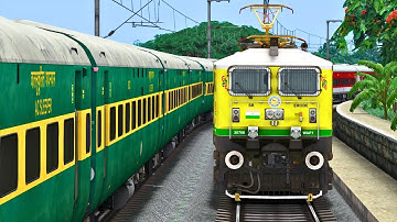Train High Speed Perfect Crossing | BUMPY RAILROAD Train Simulator | Railwork | NTG GAMING