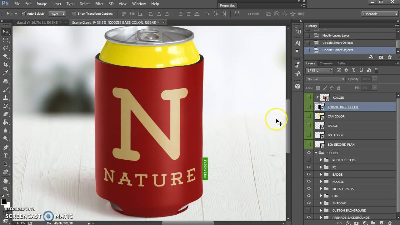 Download Can Koozie Mock Up Youtube