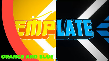 [PZP] ORANGE AND BLUE 2D GAMING INTRO ON PANZOID || MANIC INTROS