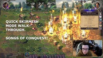 Songs of Conquest! Gameplay + Walkthrough Skirmish Mode