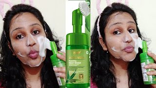 wow aloe vera gel face wash
