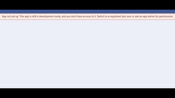 What is  App not set up  This app is still in development mode || Mobile Legends Bang Bang
