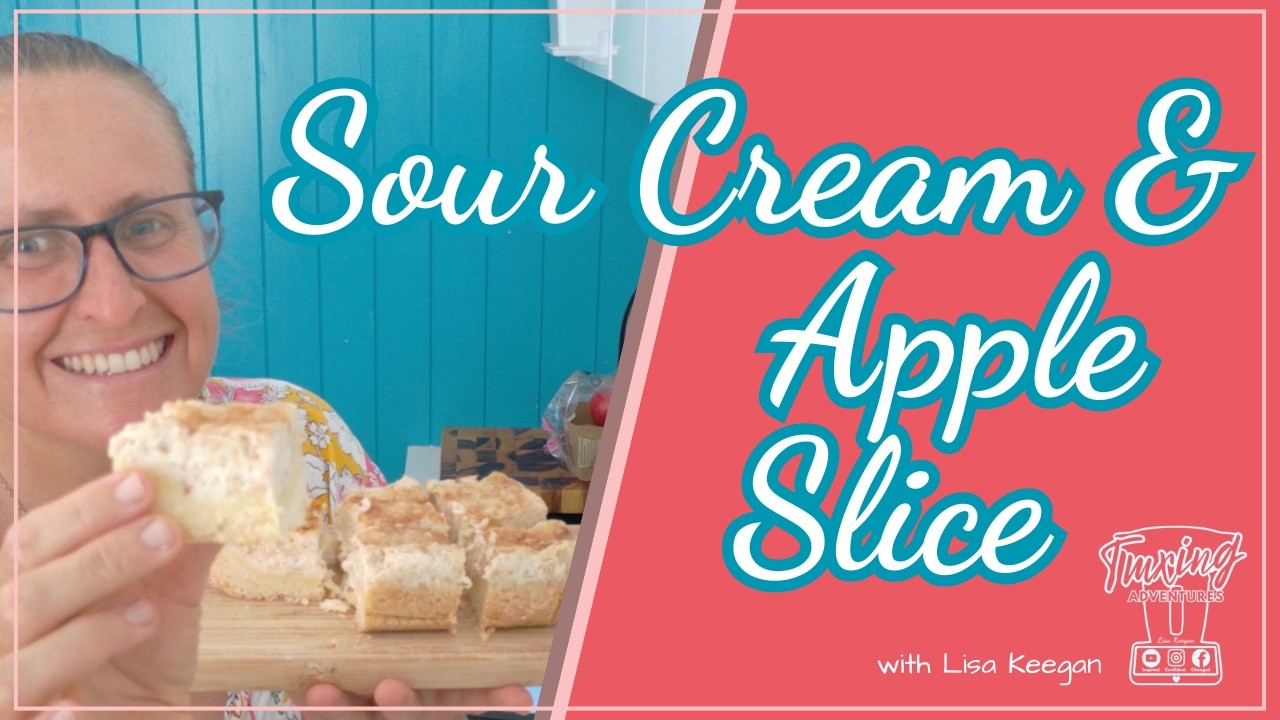 Good old fashioned Apple and Sour Cream Slice