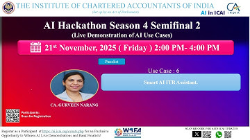 AI Hackathon S4 SF2 UC6 - Smart AI ITR Assistant - CA. Gurveen Narang